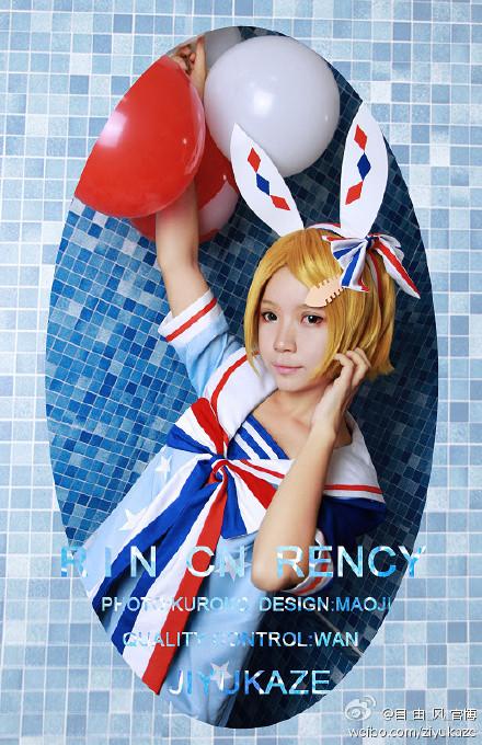 自_由_风_官博:#自由风工作室# #镜音双子cos# rin@怜兮rency /len@后